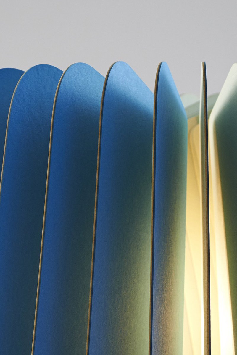 LaneByPost's tweet photo. #TabrizBlue + #SorbetYellow colours by @GFSmithpapers @colorplanpapers for this Beam lamp https://t.co/wD4JThAwmD https://t.co/tBYSNGkmfb