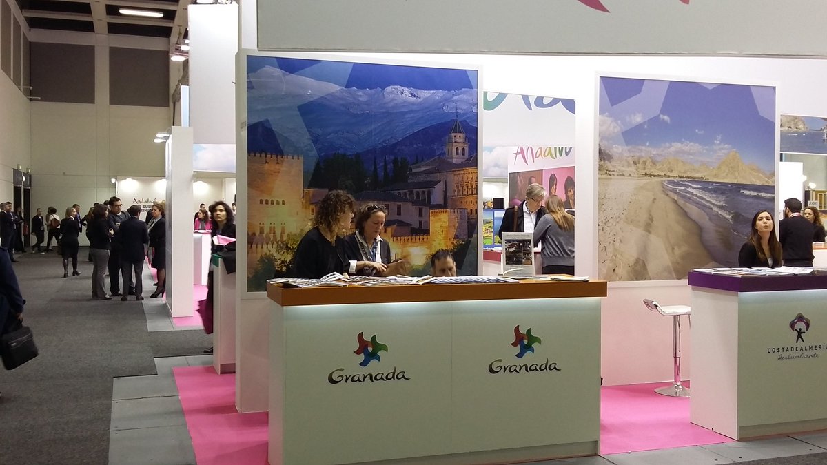 enriquePINOS's tweet photo. Todo preparado para mostrar al mundo las maravillas de nuestra provincia, en la ITB de Berlín @turgranada https://t.co/iTt2LLCDPa
