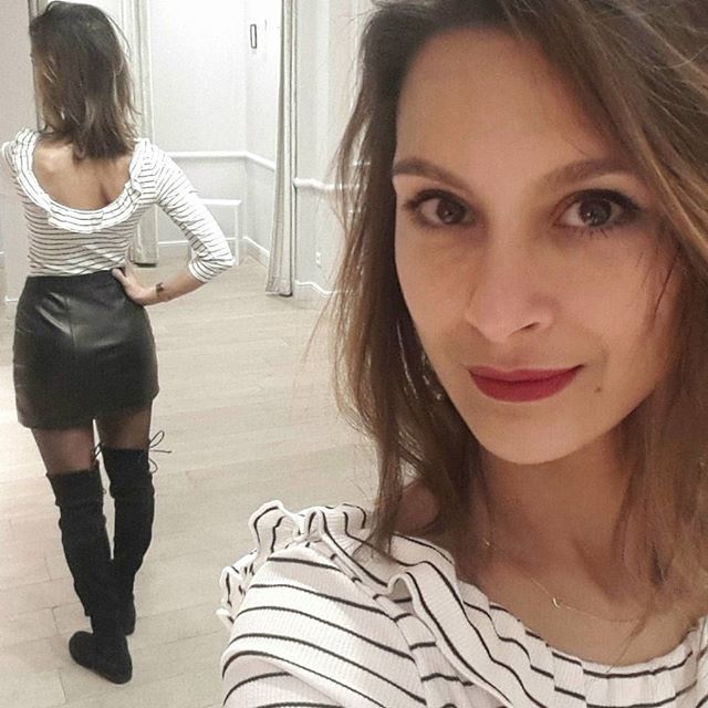 ClaudiePierlot's tweet photo. Nuestra fan saharablak #fashion #moda Mirror mirror✌ #backandfront #italianstyle #claudiepierlot #cannes #cotedazur… https://t.co/BBuDKWgPY3