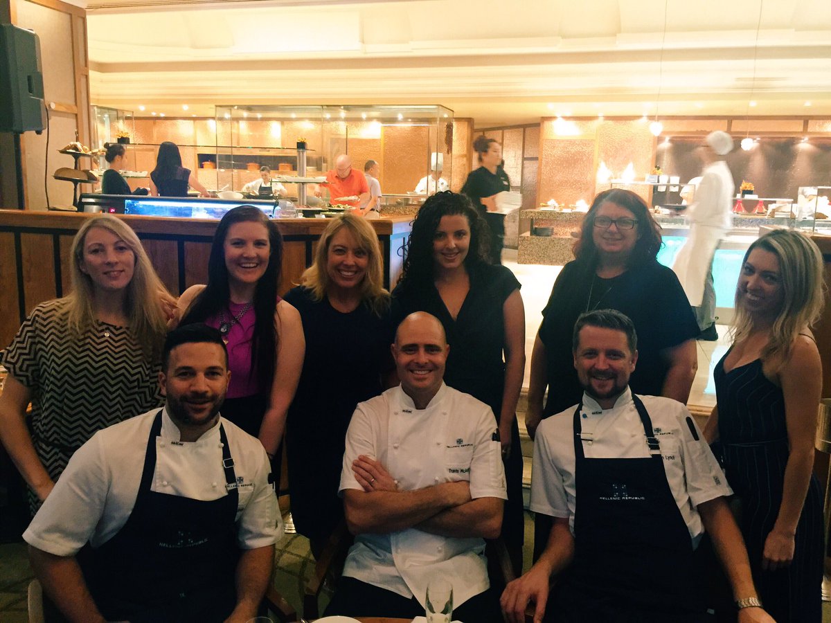 SandiSieger's tweet image. Enjoying a fabulous night at the Hellenic Republic Kitchen Takeover. #OnyaMag