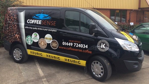 CoffeeSenseUK's tweet photo. Thanks to the team @ChappleSigns for producing another great looking vehicle for us!
#signs #graphics #Coffeesense https://t.co/ft5hvlxrmw