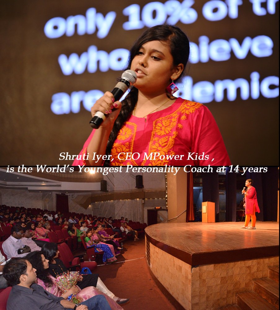 thehrclub's tweet photo. #ShrutiIyer, #CEO #MPowerKids , is the World’s Youngest #PersonalityCoach at 14 years https://t.co/CgIa9fqVXQ