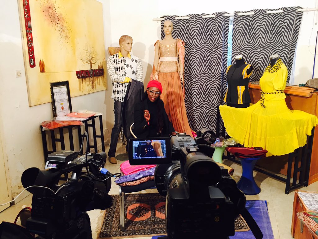 FashionAfricaTV's tweet photo. BTS : Designer Portrait with Mame Fagueye Ba coming soon ! Stay tuned! #FATV #designerportrait #fashionmadeinafrica https://t.co/qjEljQzy8L