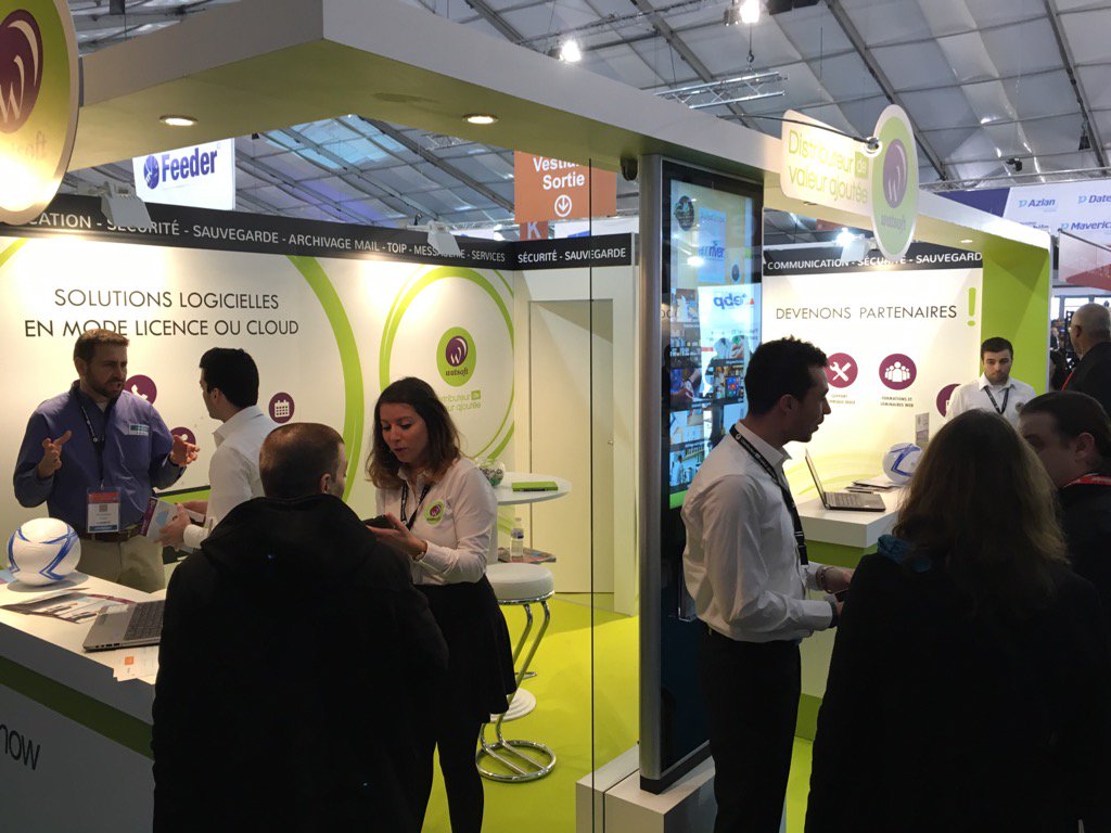 watsoft_com's tweet photo. Le salon ITPartners démarre bien sur le stand WATSOFT H40 #backupassist #maxremote https://t.co/LJbMKtzM99