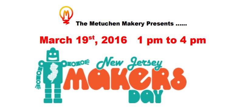 CoderDojoMetuch's tweet image. Metuchen Makers Day on March 19th coderdojometuchen.com/2016/03/09/met…