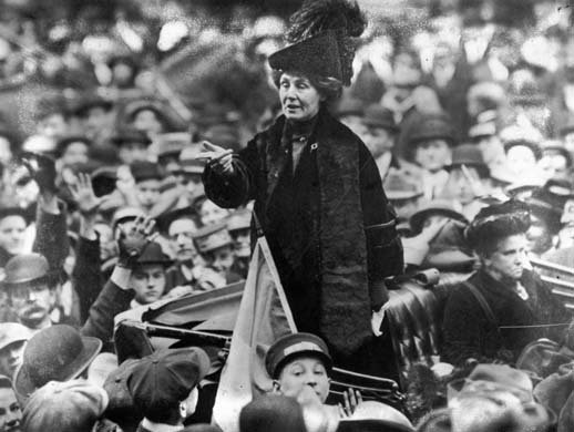 “Make women count as much as men; have an equal standard of morals; give women political power." #EmmelinePankhurst