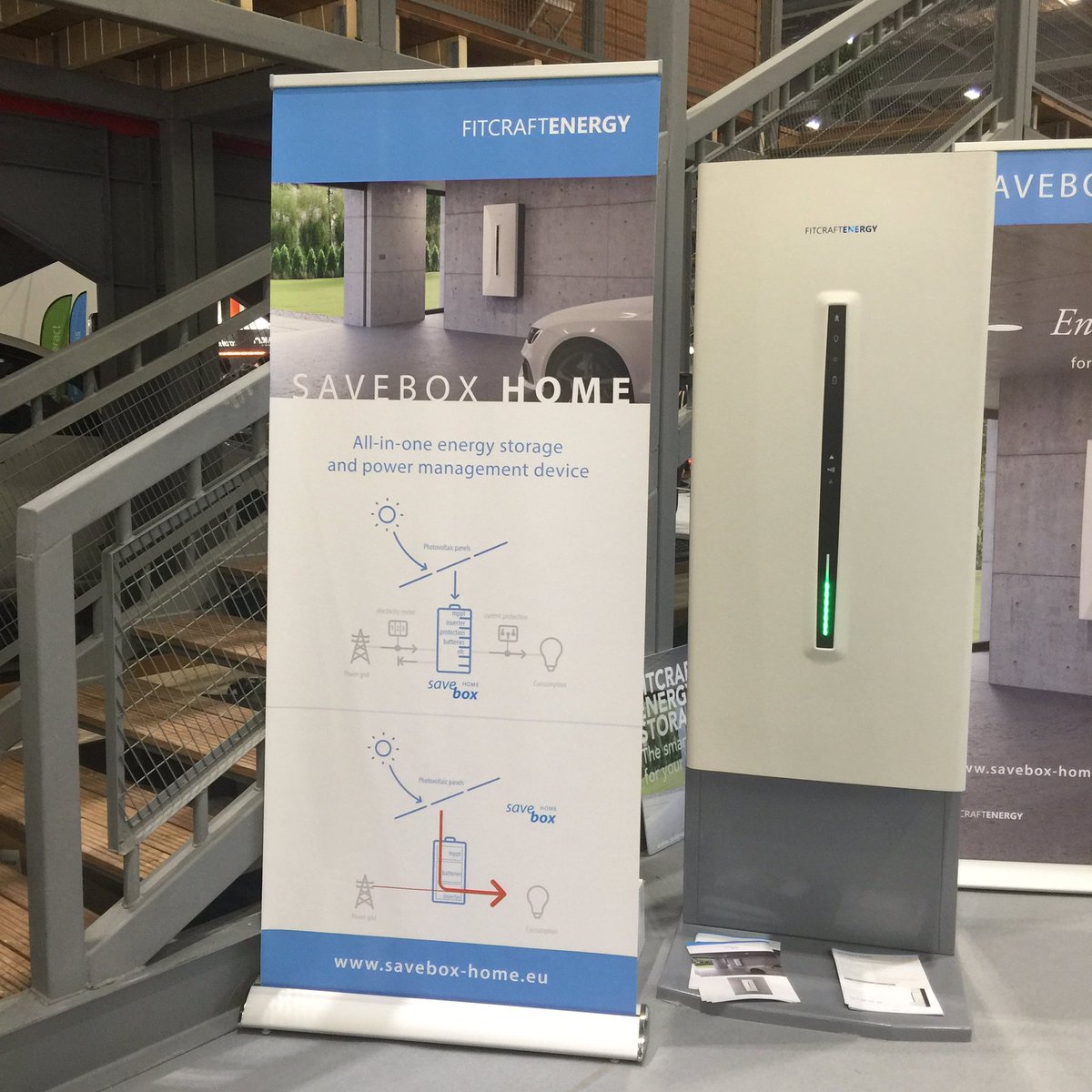 TonyMichaelTBC's tweet photo. Impressive @FitcraftEnergy stand at @Ecobuild_Now, showcasing their Savebox energy storage systems https://t.co/Zh7t2qO1tR