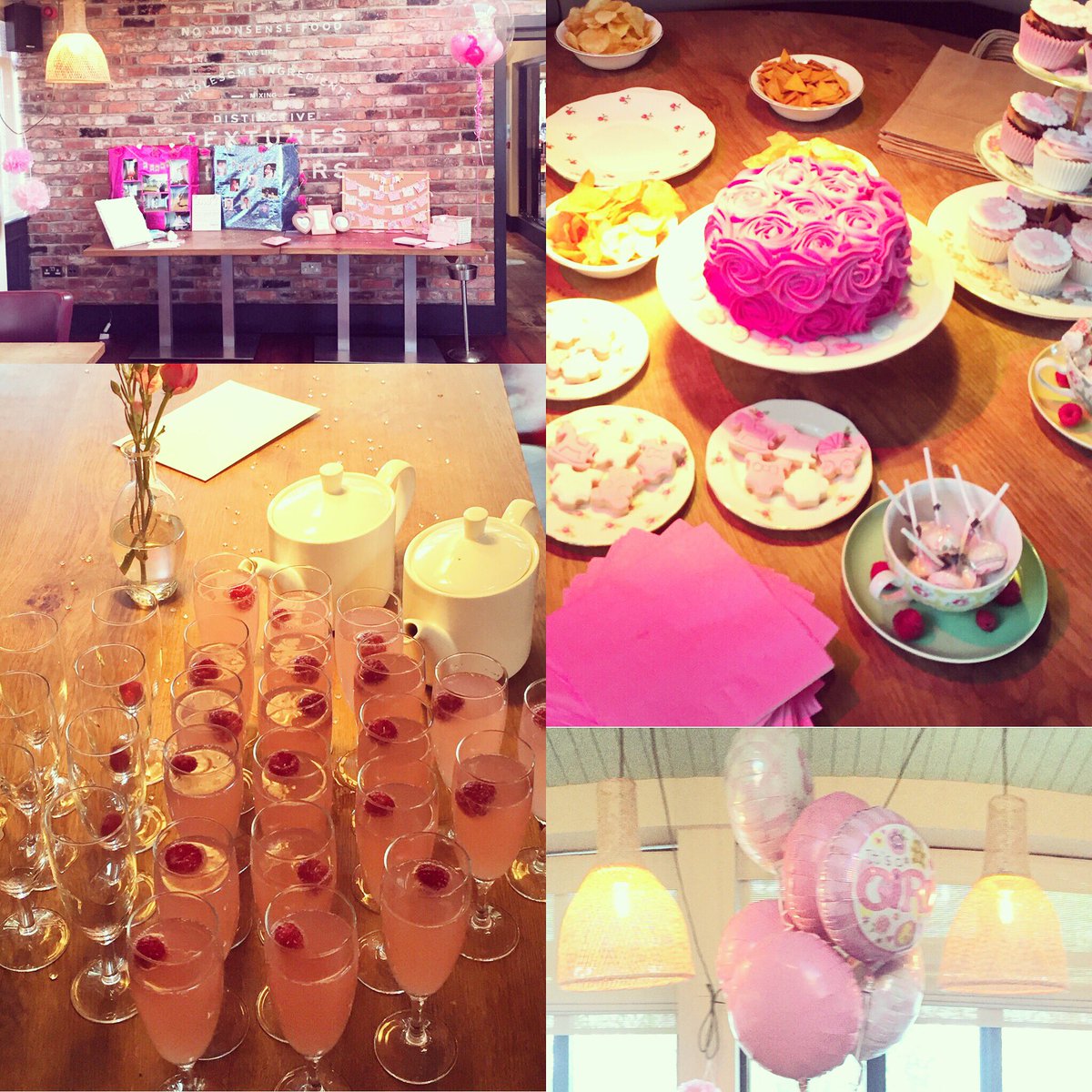 Thinking pink- baby shower 🌸🎀💞 Such a gorgeous day! #babyshower #party #celebration #alderleyedge #cheshire