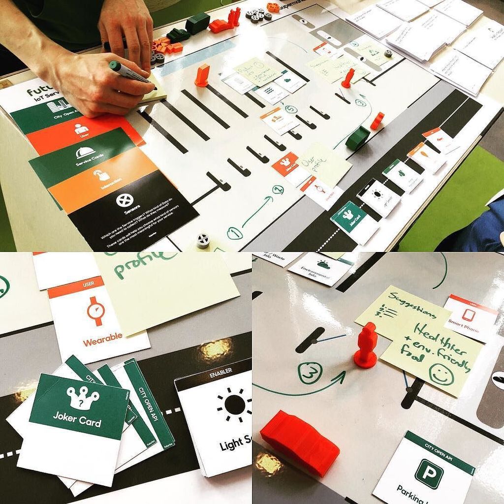 DesignRambles's tweet photo. Took these shots back at #ixd16. An #iot #servicedesign mapping kit by @futurice for location based services. #ux #… https://t.co/2zJEEryGJ2