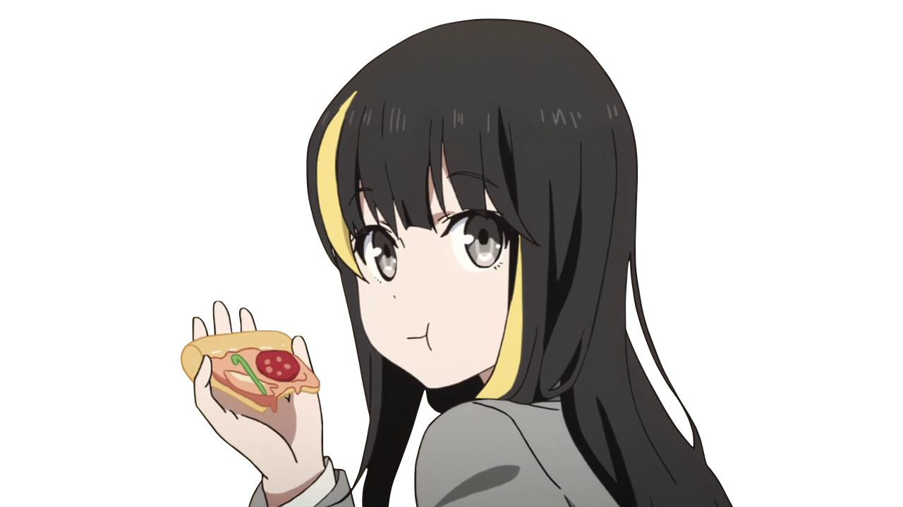 アニメ素材bot Shirobako 15話 ピザを食べる安藤つばき 素材 T Co Fmaycfikcp Twitter