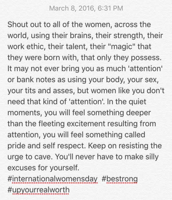daveryankdwb's tweet photo. Love this message from @Pink Awesome and the truth. Love also to my awesome and proud daughters! https://t.co/LuIej7luJG