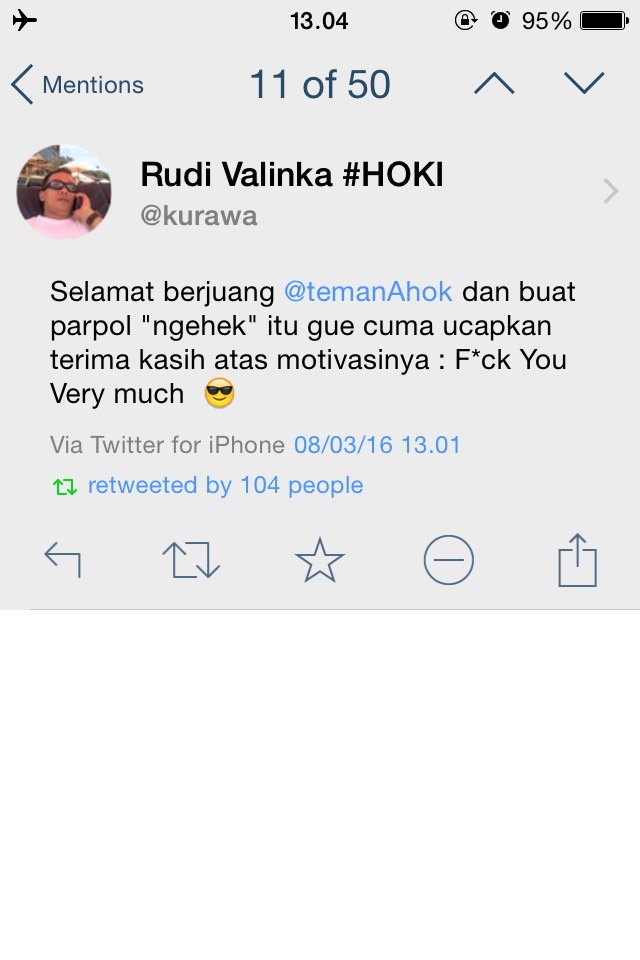 frans_surya's tweet photo. @temanAhok &amp; buzzernya menolak dikatakan deparpolisasi. Tp caci maki PDIP. https://t.co/Z0lWEQpSKn