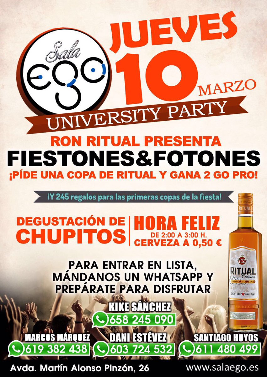 240 REGALOS
SORTEO DE 2 GOPRO
QUIEN DA MÁS??
No te quedes fuera de lista