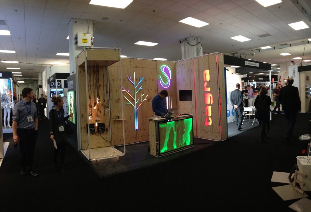 TagraLighting's tweet image. Our stand @RtlDesignExpo lots of interest in our #ledtree !