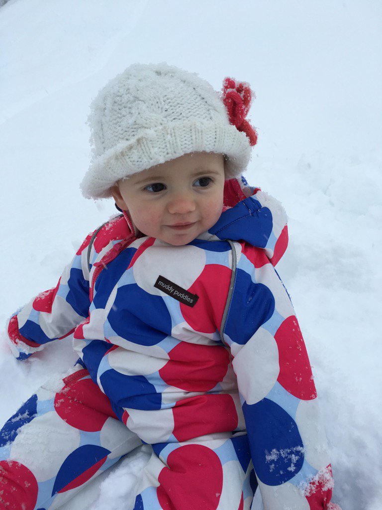 Best to start them young #Skiing