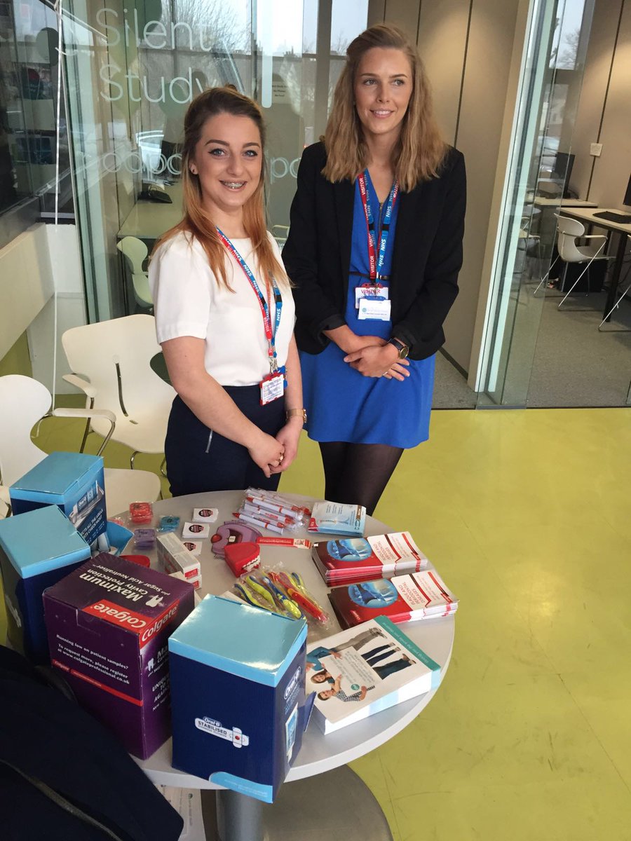 A team frm Lowestoft Dental Design Studio are at Lowestoft college today supporting their Health &amp; Wellbeing week.