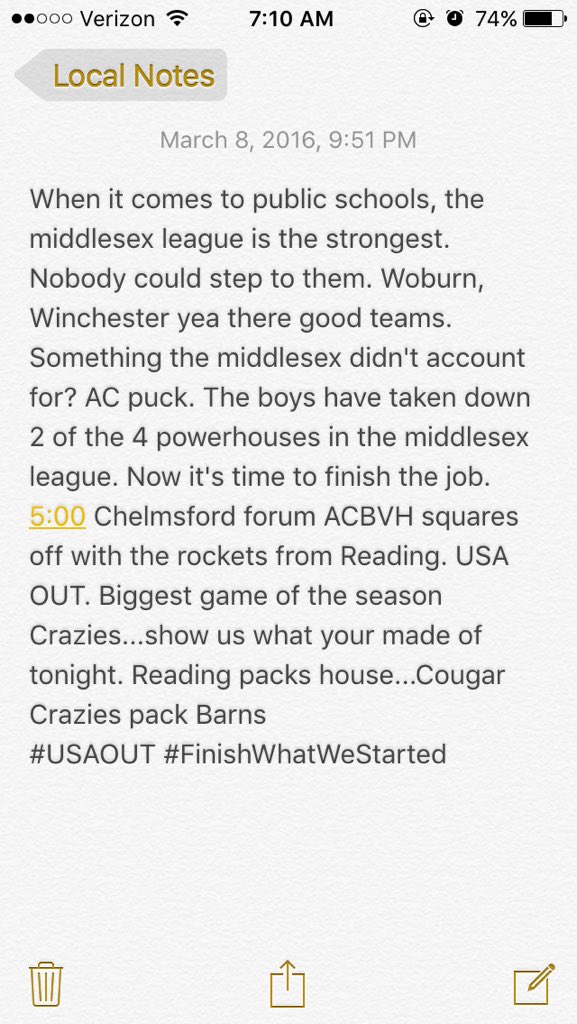 ACrazies's tweet photo. Couldn't fit the message in a single tweet so read, Re-read and retweet crazies #TonightWeGoToWar https://t.co/eWXuI9E8ka