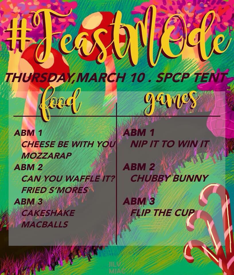 SCT_1516's tweet photo. THURSDAY IS THE DAY! Support #FEASTMODE in celebration of the first ever ABM week! We hope to see you there! 😈🍫🍭 https://t.co/B4y6cNZQns