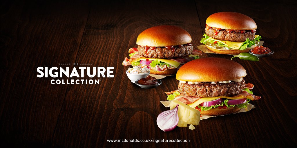 McDonaldsUK's tweet photo. Have you tried #TheSignatureCollection? Available at 61 restaurants, find your nearest at https://t.co/SW0A4WTArc https://t.co/I2NuXxlzom