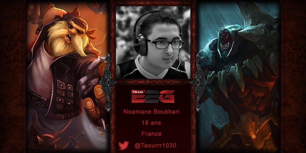 Team_E2G's tweet photo. Aujourd'hui, c'est la jungle et la Belgique qui sont à l'honneur avec THE @Taourrr1030 ! #rengarFTW #TeamE2G https://t.co/1MAWNSPZZw