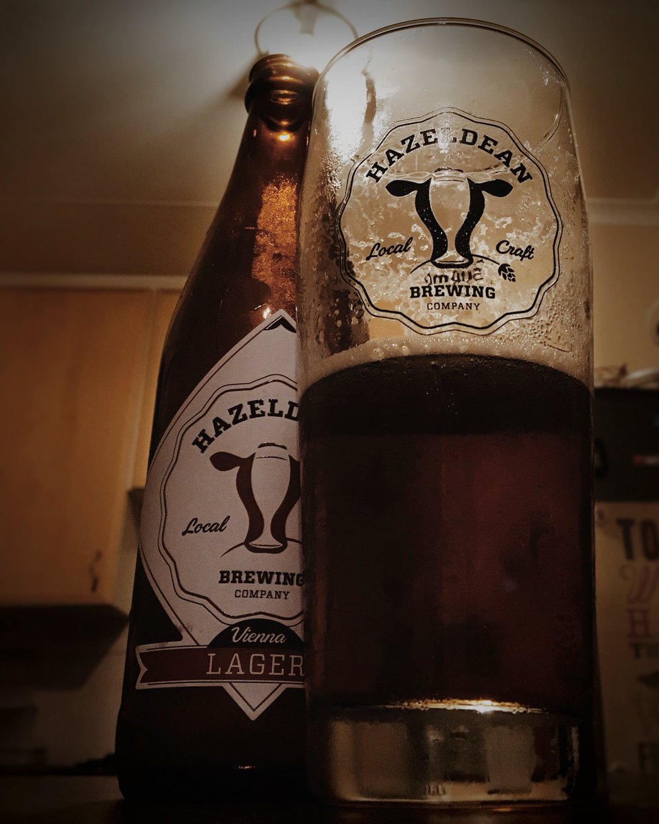 #beeroclock with <a href="/HazeldeanBrew/">Hazeldean Brewing Co</a> Vienna lager #Wednesday