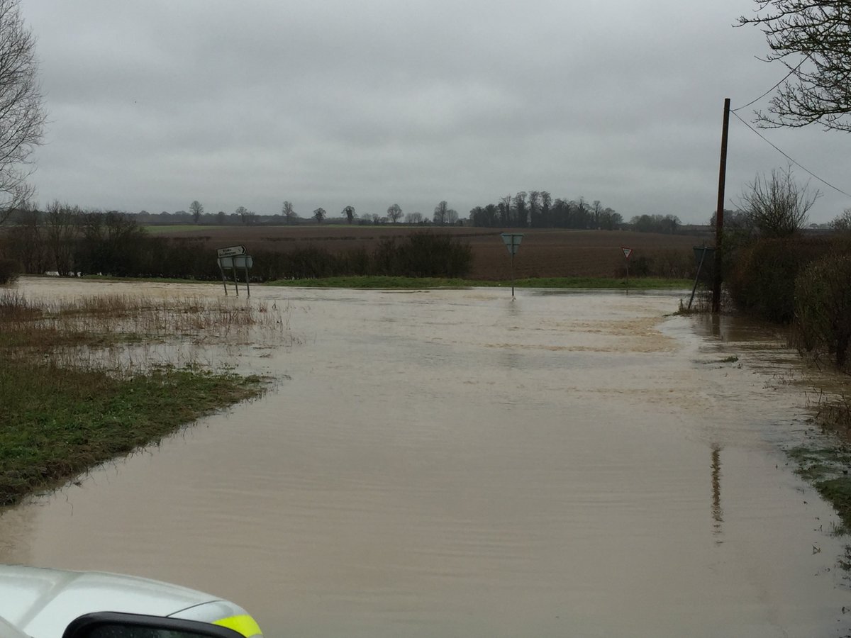 One of the flooded area's near Olney where we've removed stranded motorists. If there's a closed sign - don't pass!