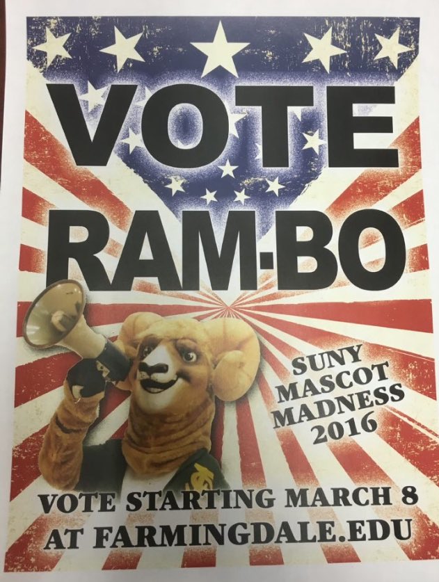 Alyssa_FSC's tweet photo. Vote for Ram-bo for mascot madness! #rambassadors 🐏 https://t.co/rFsL6AOQGo