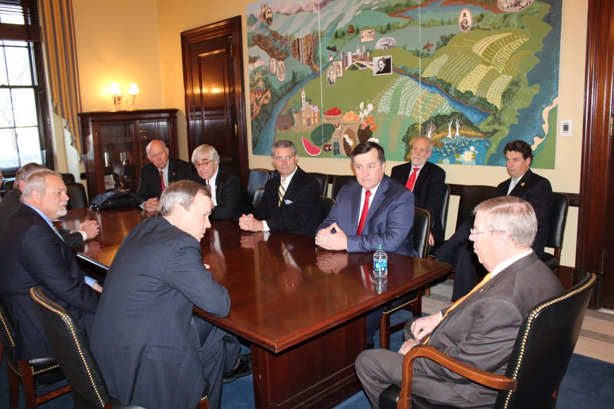 Representatives from <a href="/MEAGPower/">MEAG Power</a> including 5 GA mayors &amp; I discussed energy and taxes that affect Georgians. #energy