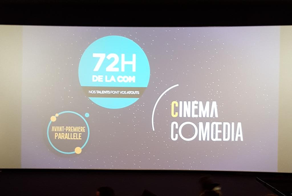 GoldenCom_72h's tweet photo. #AvantPremièreParallèle en place dans le cinéma ! Bonne séance à tous ! @72hdelaCom https://t.co/VgbjEXRDg0