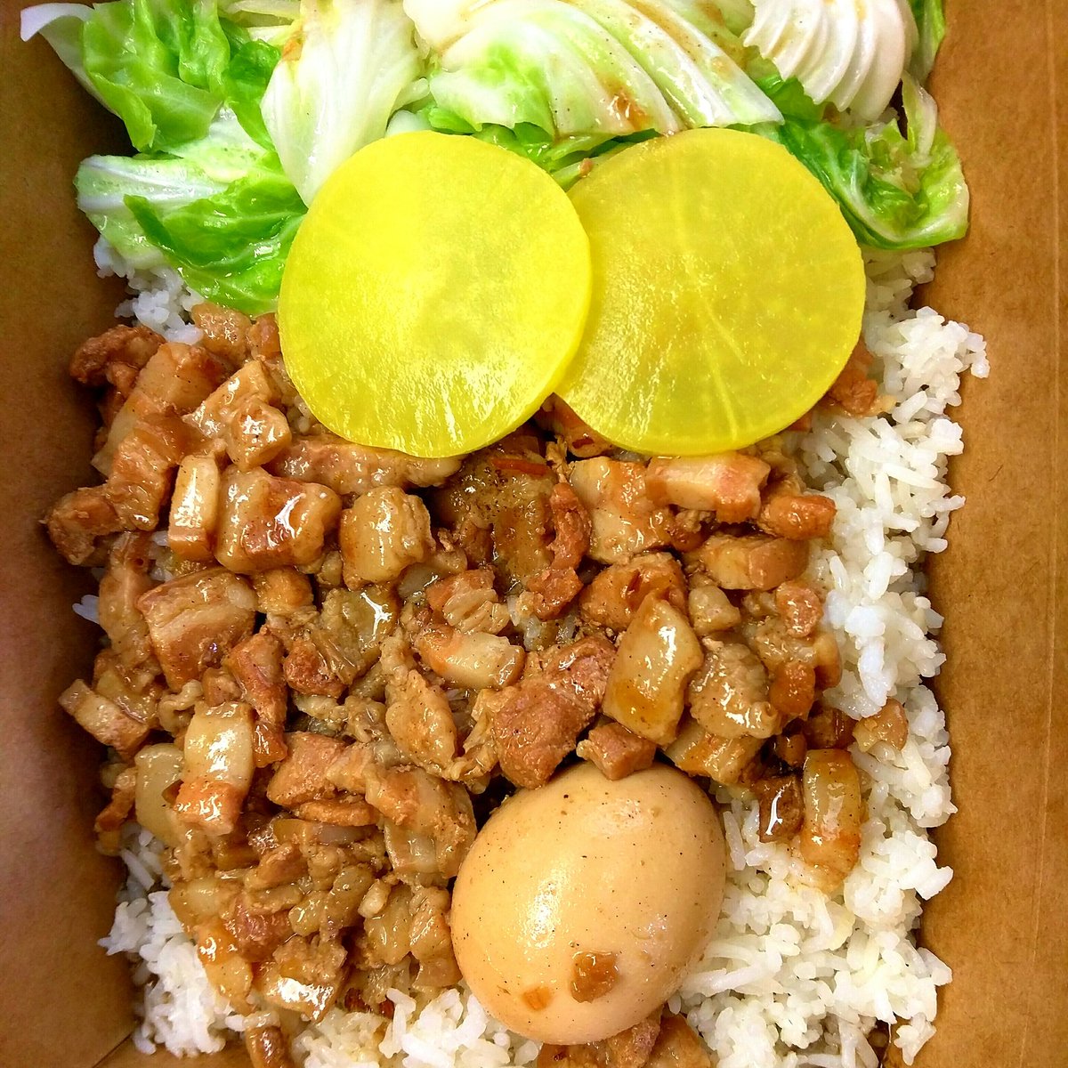 SongLaFood's tweet photo. Song La braised pork rice - best cure for rainy weather!! Let's eat awesome!! #songla #taiwanese #food #eat #awesome https://t.co/5zIHXBDC4a