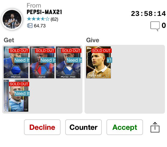 ToppsKick_Shop's tweet image. Steal or bust? Topps KICK (m.onelink.me/d42651b4)