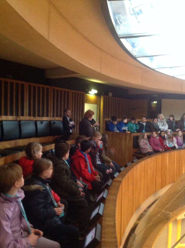 Thank you to <a href="/RosemaryButler/">Rosemary Butler</a> for meeting the pupils from <a href="/ClythaPrimary/">Clytha Primary</a>.