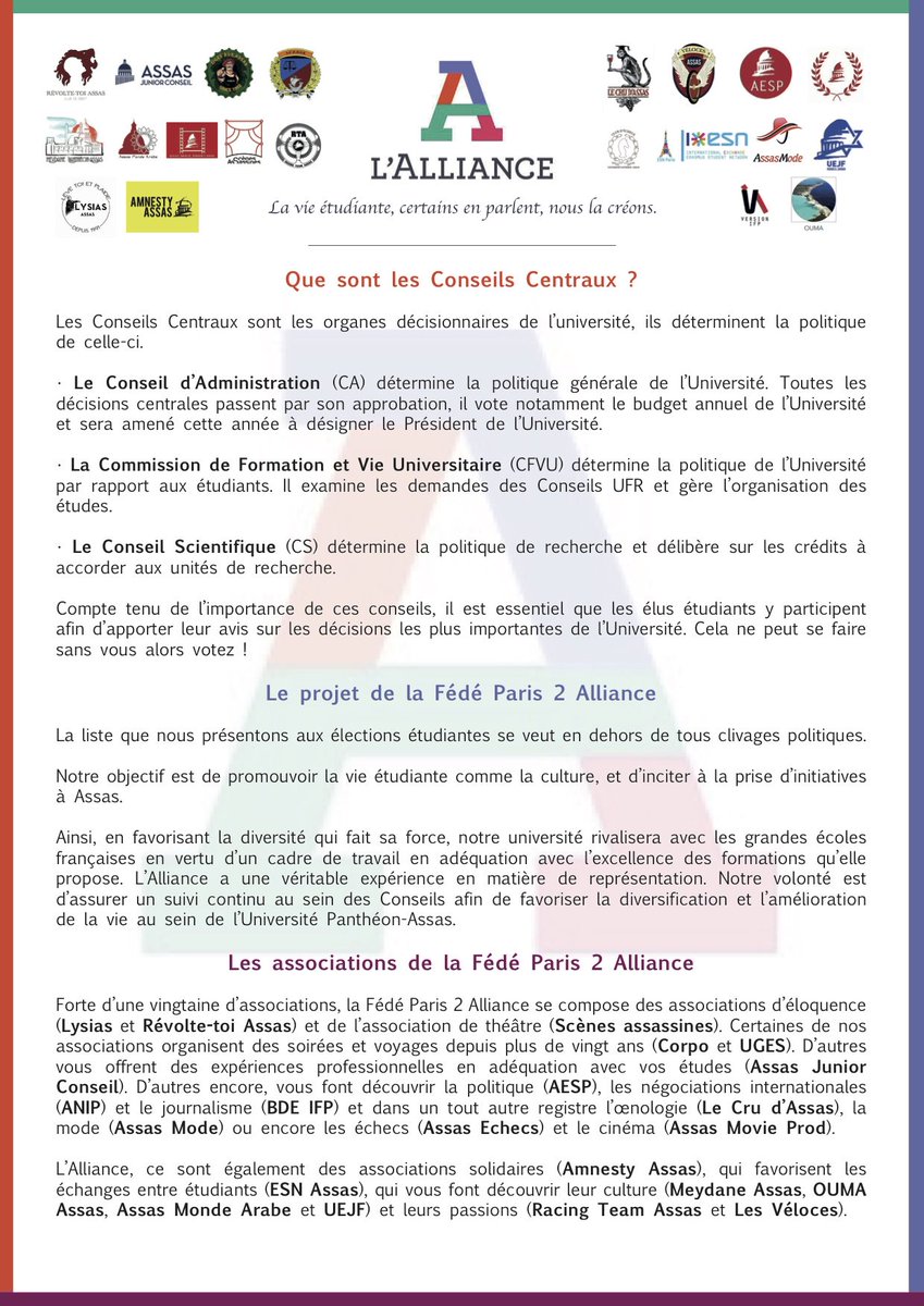 L'Alliance - Fédé d'Assas tweet media