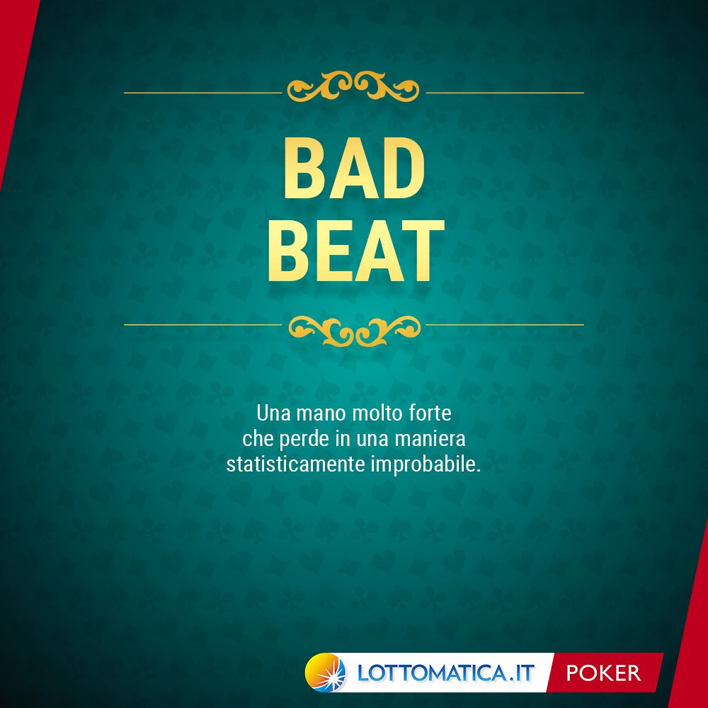 A volte a #poker conta anche la fortuna… e infatti per fortuna esiste il Bad Beat #Jackpot: goo.gl/Zy7NQW