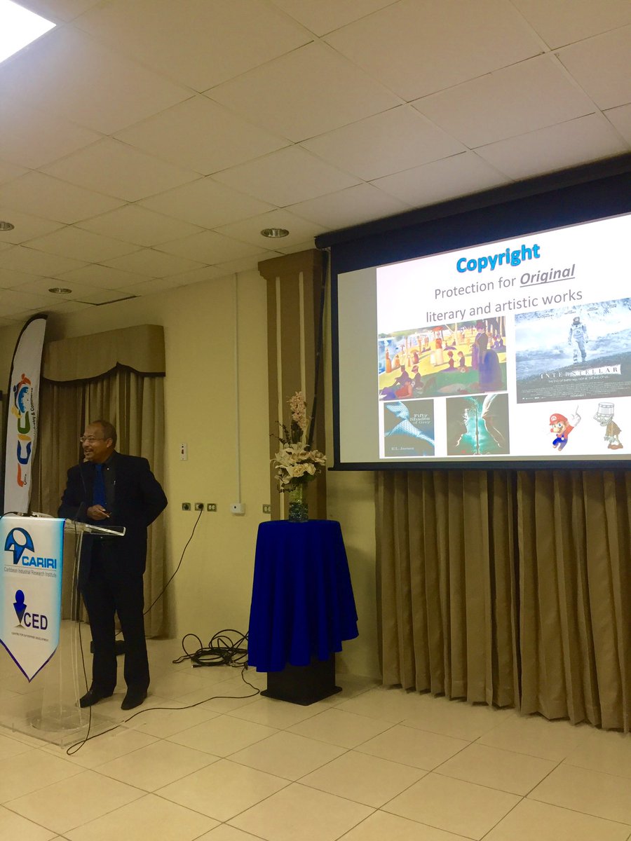 Min_AGLATT's tweet photo. Happening now... Branding and Intellectual Property:Creating Value for your Business. #GoRTT #AGLATT #IPOTrinbago 🇹🇹 https://t.co/9OQeQvJS3Q