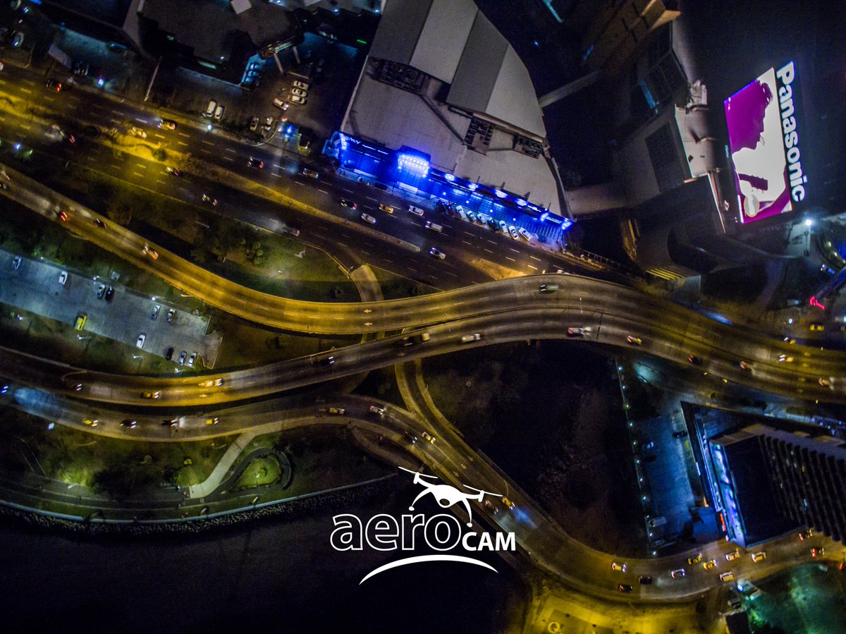 Vuelo nocturno en la ciudad de Panama con AeroCam #VueloSeguro #Drone #AerialFilm #CintaCostera