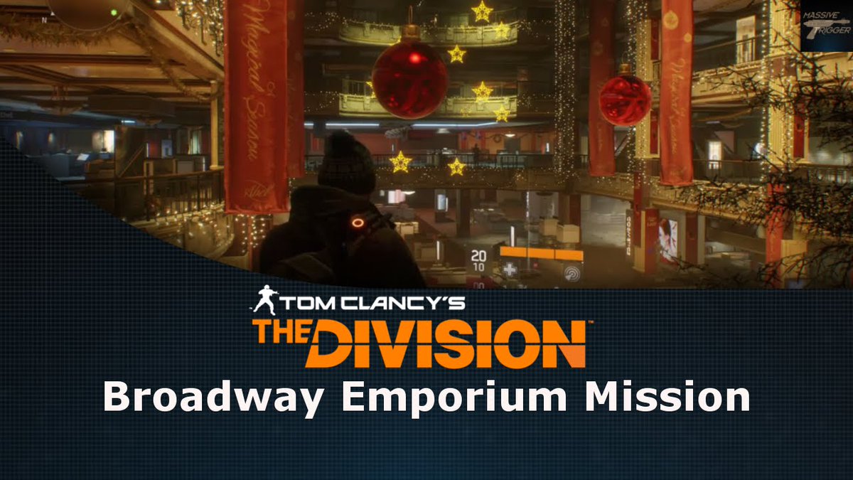 MassiveTrigger's tweet image. #TheDivision Emporium youtube.com/watch?v=nckVhl… @GamerRetweetsRT @shoutgamers @Gamer_RTweets @GamerRTer @ShoutRTs