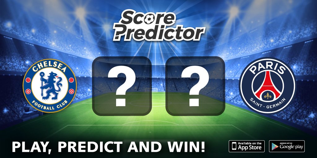 ChelseaFC's tweet photo. Get your score prediction in for #CHEPSG and you could win some great prizes.

Visit: https://t.co/fAVNaGi9cn https://t.co/HmEjkqp7eE