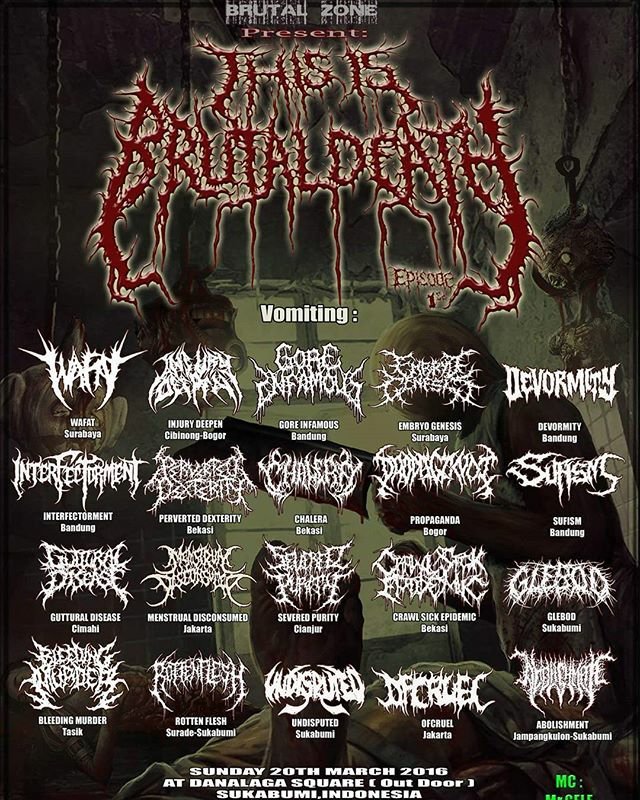 <a href="/embryo_genesis/">EMBRYO GENESIS</a> dan <a href="/wafatdeathmetal/">Wafat D.M</a> perwakilan Surabaya di event #ThisIsBrutalDeath, liarkan Sukabumi..sukses !