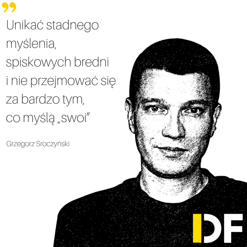 #Sroczyński jutro w DF