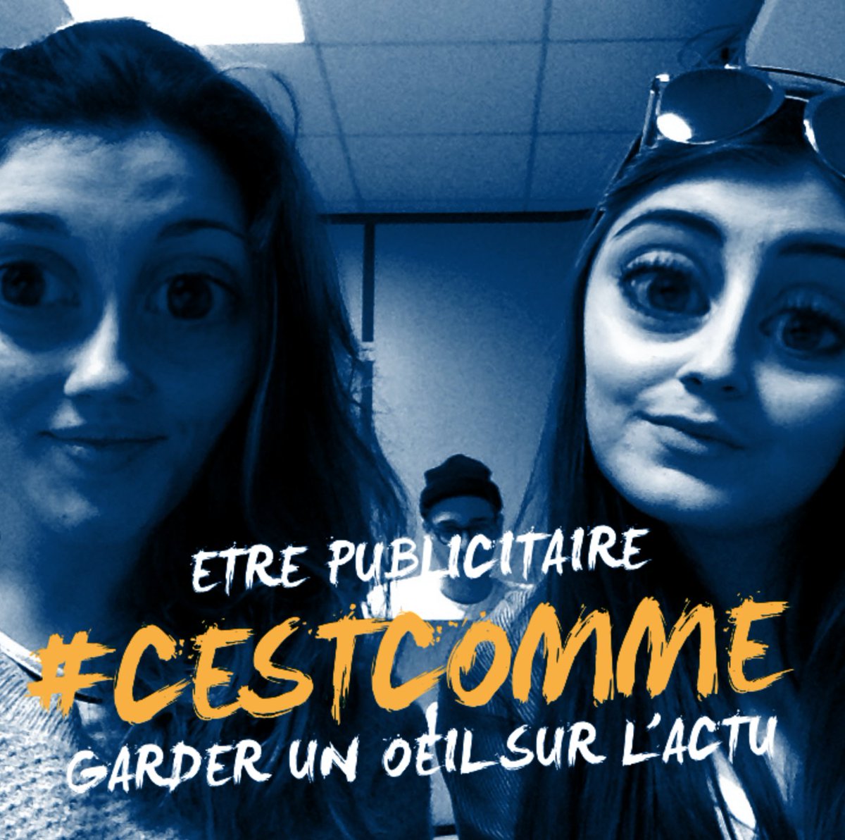SarahRjs's tweet photo. Être publicitaire #cestcomme garder un oeil sur l'actu
#TeamECS #APB #POSTBAC 
https://t.co/IEHU8VCjKE https://t.co/gl2IS3LRif