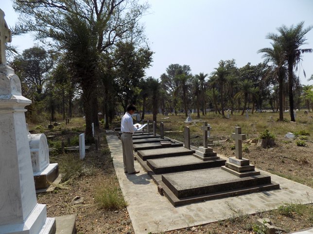 ApGolmei's tweet photo. Visited Fyzabad Cantonment Cemetery today. Well maintained. @CWGC @SiJFletch @grai007 https://t.co/fAfleRN2Ma