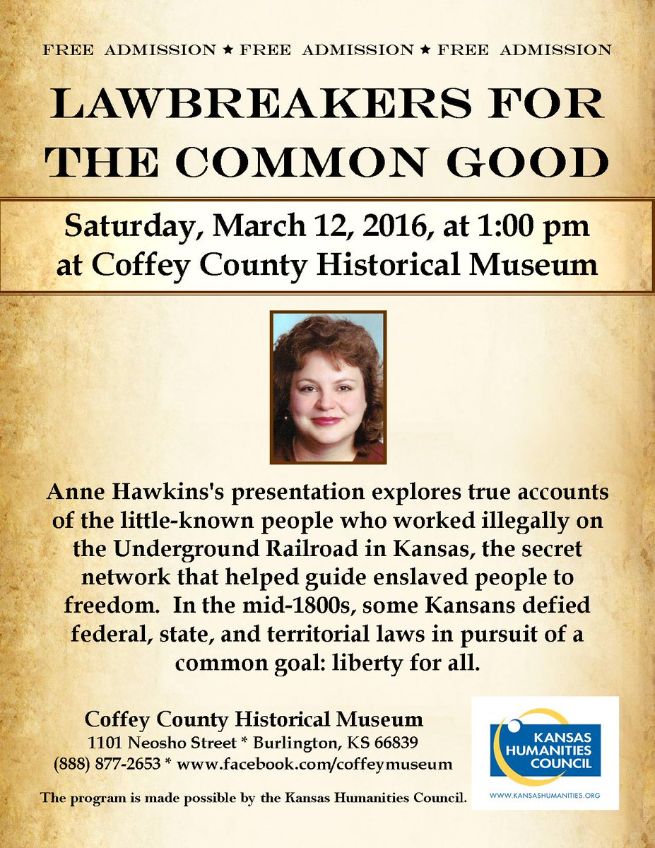 FREE presentation THIS Saturday at 1 p.m. at the museum!