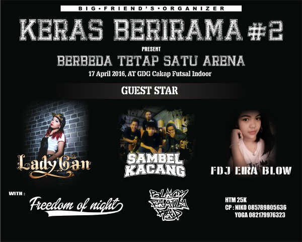 ready! Berbeda tetap satu aarena!