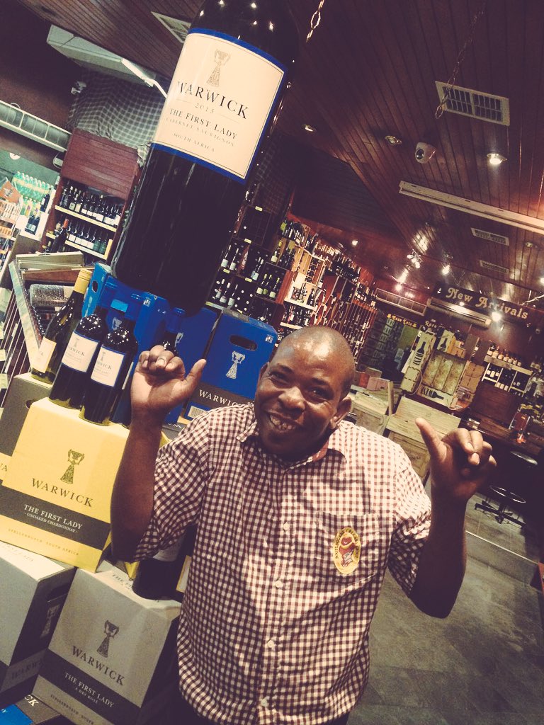 Meet Thulani - he'll be hosting a <a href="/WarwickWine/">Warwick Wine Estate</a> in-store tasting at <a href="/BootleggersFour/">Bootleggers Fourways</a> next weekend - get there!
