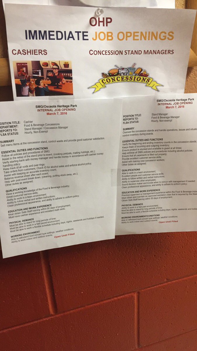 DREWRanchula's tweet image. #Cashier or #StandManager