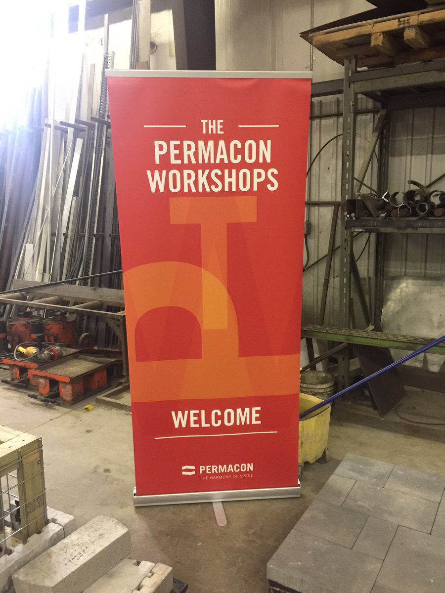 It's showtime for <a href="/shelfoon/">Brian Shelfoon</a> today <a href="/ArntsTopsoil/">Arnts</a> time for <a href="/Permacon/">Permacon</a> workshop! #KeepLearning