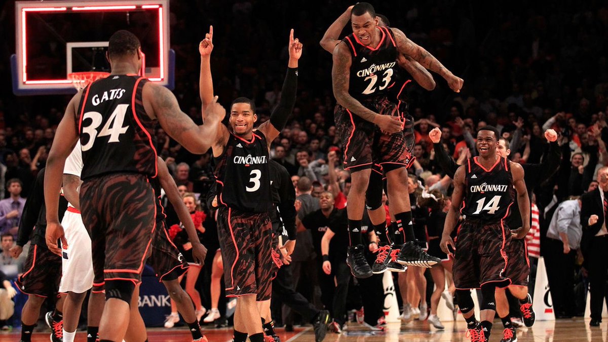 3/9/2012: The Bearcats take down #2 Syracuse at MSG in the Big East Tournament, winning 71-68. They never trailed.