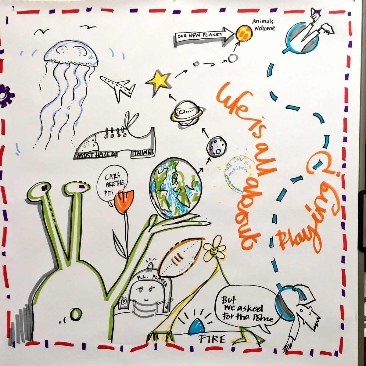 jon_ralphs's tweet image. Flying jellyfish portholes and planets #Curiosityconference