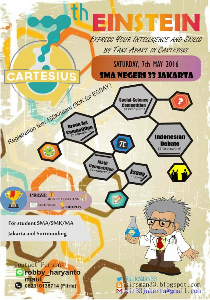 Ini poster #7thCartesius. Pantau terus timeline kami untuk perkembangan info selanjutnya.